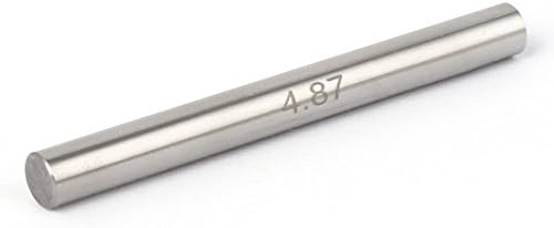 Aexit Calipers диаметър 4,87 мм +/-0,001 mm Допуск Дължина 50 мм GCR15 Цилиндричен Щифт С Циферблат Calipers Калибър