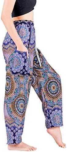 Дамски Зреещи LOFBAZ Elephant, S-4XL, Плюс Пижама за йога в стил Бохо, Плажна хол