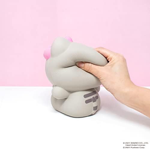 Hamee Hello Kitty ♡ Пушин Лимитированная серия, Бавно поднимающаяся скъпа Гигантска плюшена играчка (с аромат на хляб)