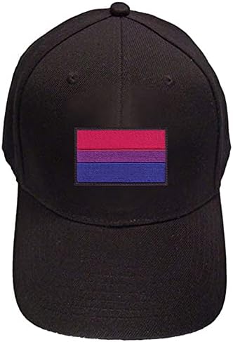 Черна бейзболна шапка с флага бисексуальной гордост - Bi Pride Flag Шапка. Черен