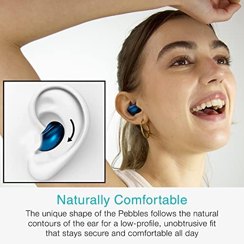 Безжични слушалки MEE audio Pebbles: нисък профил Bluetooth-слушалки в ушите с микрофон, слушалки и шумопотискане, когато