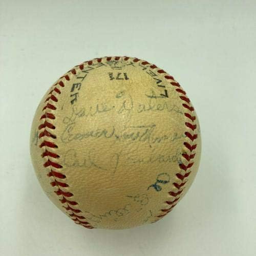 Мики Мэнтл Новак Джоплин Майнерз 1950 г., подписа договор с JSA COA-Ниските нива лига бейзбол - Бейзболни топки с автографи