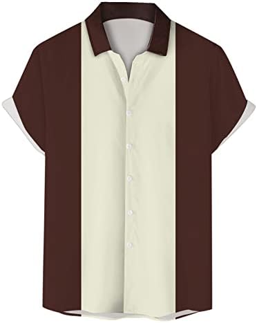 2023 Нова Мъжка Лятна Риза с къс Ръкав и Дигитален Печат в Ивица с 3D Отстрочкой, Плюс Размера на Ежедневни Риза С мек