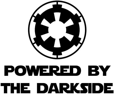 Вдъхновен от Darkside Galatic Empire, 6-инчов Винил стикер със стикер за автомобил (6 инча, черен на цвят)