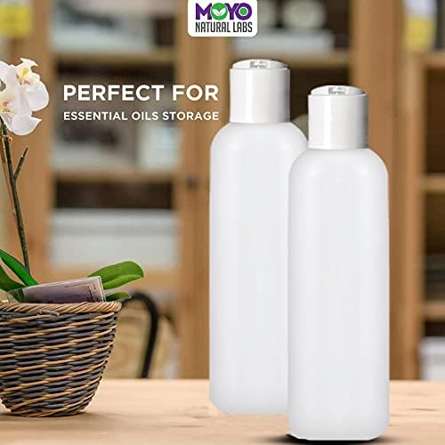 Пътни бутилка MoYo Natural Labs по 2 грама, Одобрени от TSA Празни Пътни контейнери с Дискови Капаци, Сжимаемый Пластмасова Бутилка за тоалетни принадлежности / козметика от