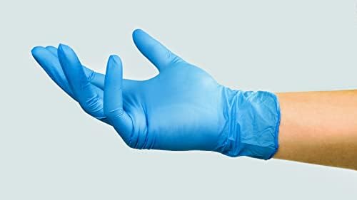 MOSHALL - Нитриловые ръкавици 100ШТ, ръкавици за еднократна употреба Без прах, без латекс, безопасен за кухни и хранителни