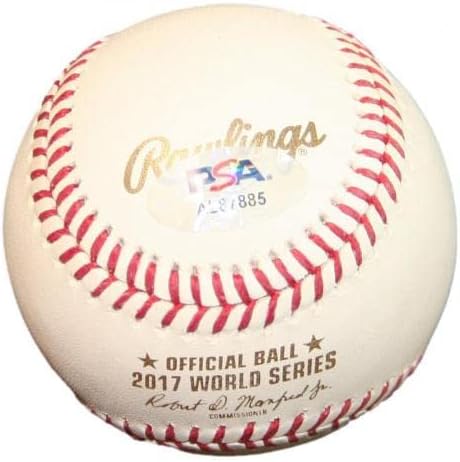 Франциско Лириано Подписа Договор с Astros на PSA световно Първенство по бейзбол 2017 г. с Автограф /DNA AL87885 - Бейзболни