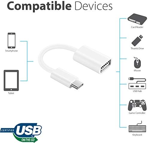 Адаптер за USB OTG-C 3.0 е обратно Съвместим с вашия LG LG XBOOM Go PL2P за бързи, надеждни за използване на мултифункционални