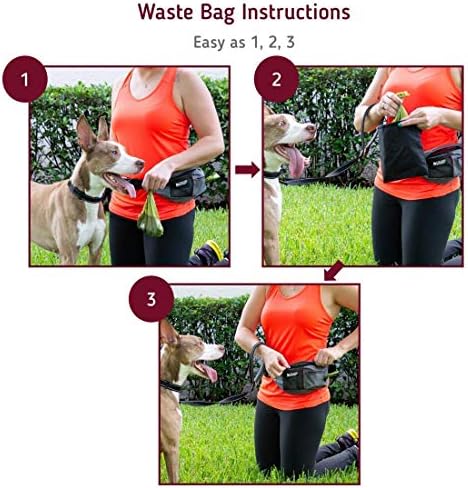 Чанта за носене на каишка и Дрессировочный раница - Скута чанти за разходки на кучета и тренировки с Дозаторами за Какашек