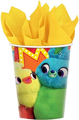 Картонени чаши на Disney / Pixar Toy Story 4 - 9 грама | Цветни | Опаковка от 8 броя