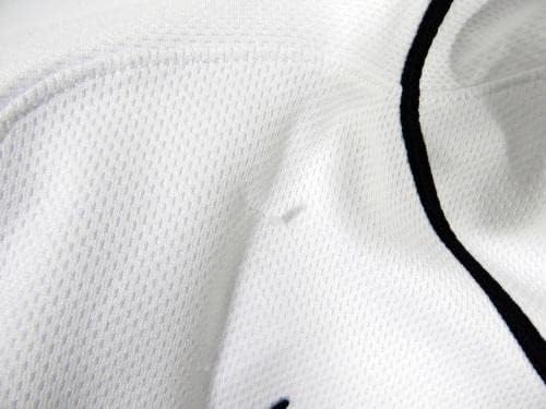 2021 Детройт Тайгърс Джейкоби Джоунс 21 номер, Издаден В Pos втора употреба Бяла Тениска 44T 86 - Използваните В играта