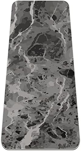 Текстурный фон от сив мрамор Siebzeh, по-дебела подложка за йога премиум-клас, в екологично Чист Гумена подложка за здраве