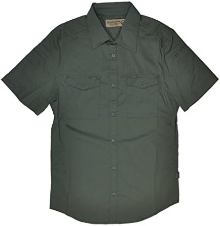 Гражданска Работна Риза с еластична яка и къс ръкав Lab (R) Mechanic (TM)