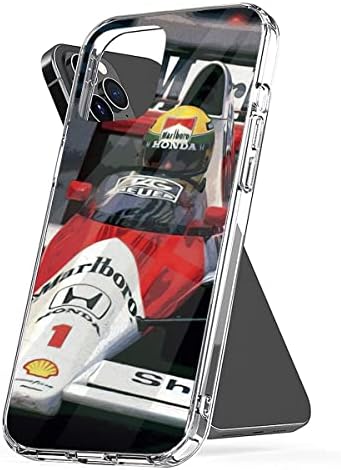 Калъф за мобилен телефон, Съвместим с iPhone, Samsung Ayrton 7 Senna Pro Max Racing 11 His X Макларън 13 8 Xr 12 Se 2020 14 Аксесоари за надраскване Водоустойчив Прозрачен