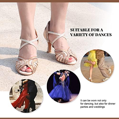 Обувки за Танци балната зала FUKZTE Дамски Обувки За Практикуване на Латиноамериканска Салса Обувки За Танцьори Обувки