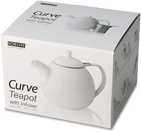 Чайник FORLIFE Крива с приготвяне на чай, 45 грама, Тюркоаз