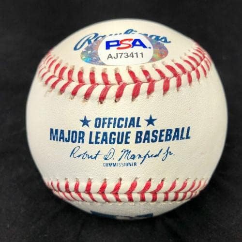 Дж.Б. БУКАУСКАС подписа бейзболен договор PSA/DNA Arizona Diamondbacks с автограф - Бейзболни топки с автографи