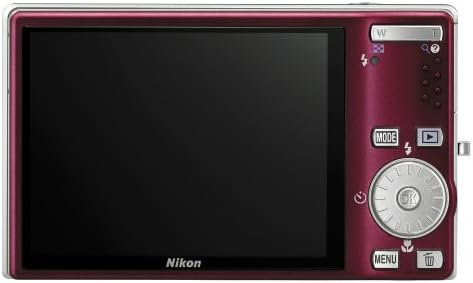 10-Мегапикселов дигитален фотоапарат Nikon Coolpix S610 с 4-кратно оптично намаляване на вибрациите (VR) увеличение (тъмно