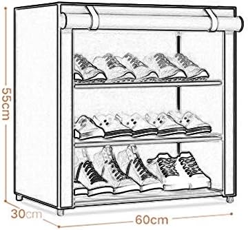 LYSLDH Пыленепроницаемая стойка за обувки от нетъкан материал с Голям Размер, Органайзер за обувки, Уютна Спалня, Рафтове