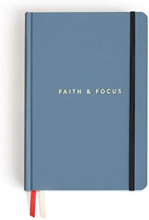 Faith & Focus by Christian Planner | Планер без дата за 90 дни | Екологично Чиста хартия, сертифицирана от FSC | дневник
