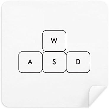 Символ на клавиатурата ASWD кърпичка За Почистване на Очила за Пречистване на Екрана на Телефона Замшевая Плат 2 елемента