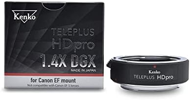 Телеконвертер Kenko Teleplus 1.4 X HD Pro DGX за определяне на Canon EF - Черен (62526)