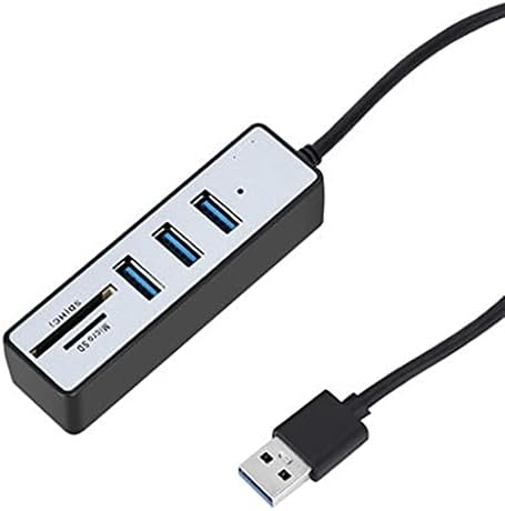 CHYSP USB Хъб 3.0 Е Мулти USB 3.0 Концентратор, USB Сплитер Високоскоростен TF SD Cardreader Всичко в едно за КОМПЮТРИ,