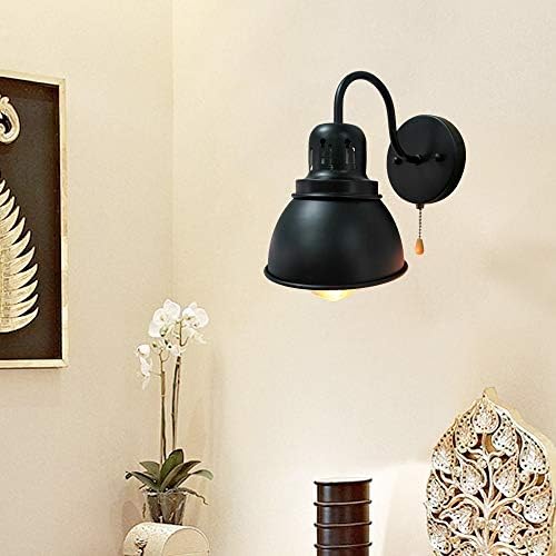 VinTopsh Промишленото Стенни Аплици в стил Loft, Метален Стенен лампа с Гъши Врата, монтиран на стената лампа в Фермерска