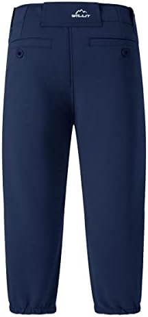 Дамски панталони Willit за софтбол с колан, Панталон Fastpitch с ниска засаждане UPF 50+