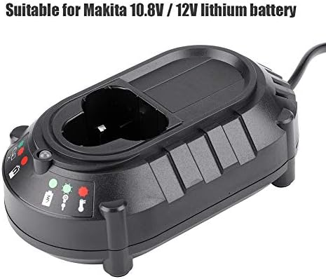 Зарядно устройство 10,8 В 12V за литиеви батерии Makita 100-240 В DC10WA DF030D, Черен (штепсельная щепсел САЩ)