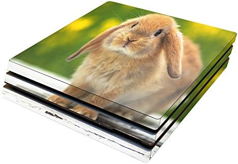 Кожата MightySkins, съвместим с конзола Sony PS4 Pro - Rabbit | Защитно, здрава и уникална vinyl стикер-опаковка | Лесно