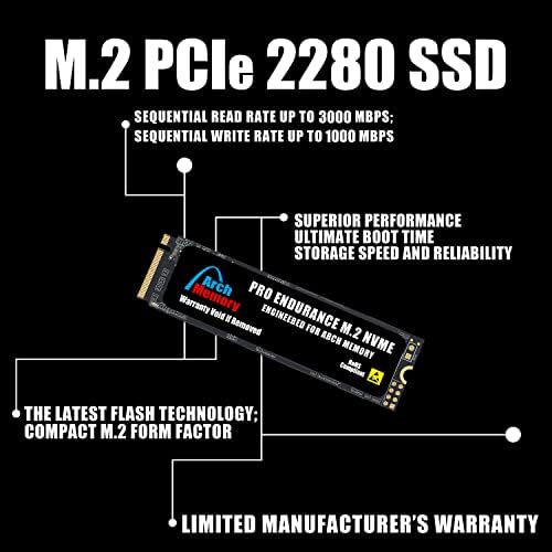 Подмяна на памет Arch за Dell SNP112P/256G AA615519 256 GB M. 2 2280 PCIe (4,0x4) Твърд диск NVMe за Vostro 13 5390