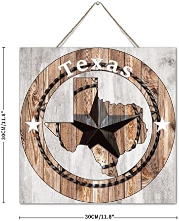 Деревенское Художественото Оформление на Дървени Табели Texas Самотна Звезда Карта Дома Мотивационно Стенно Изкуство