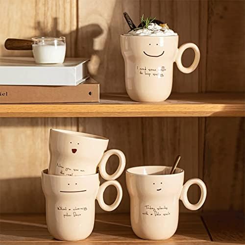 Чаши за кафе COFISUKI - Красиви чаши за кафе, за жени или за любителите на кафе, Забавна чаша за Кафе или Чай чаша за
