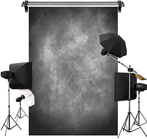 Кейт 6,5x10ft/2x3 m Сив Текстурный Фона на Сиво Лилаво Абстрактен Портрет на Фонове за Фотосесия, Подпори за Фото-видео