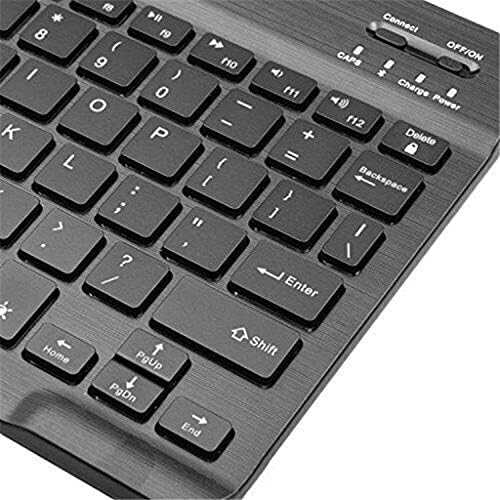 Клавиатурата на BoxWave, съвместима с vivo iQOO 9T - Клавиатура SlimKeys Bluetooth - с подсветка, Преносима клавиатура