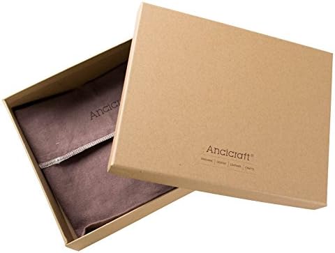 Бележник-дневник Ancicraft Leather Journal Многократно използване на формат А5 е с катарама на ремешке и 6 кръгчета от
