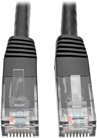 ТРИП LITE N200-010-BKTripp Lite Cat6 Cat5e Gigabit Гласове кабел RJ45 M/M 550 Mhz