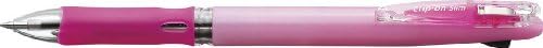 Химикалка писалка ZEBRA Clip-On Slim 2C, Пастельно-розово (B2A5-WP)