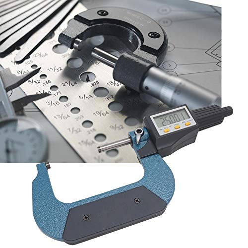 Дигитален външен Микрометър Електронен Дигитален Дисплей с Точност Инчови/Метрична Инструменти за измерване на дебелината