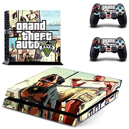 За PS5 ЦИФРОВА игра Grand GTA Theft And Auto Стикер за PS4 или PS5 за конзолата PlayStation 4 или 5 и контролери Vinyl